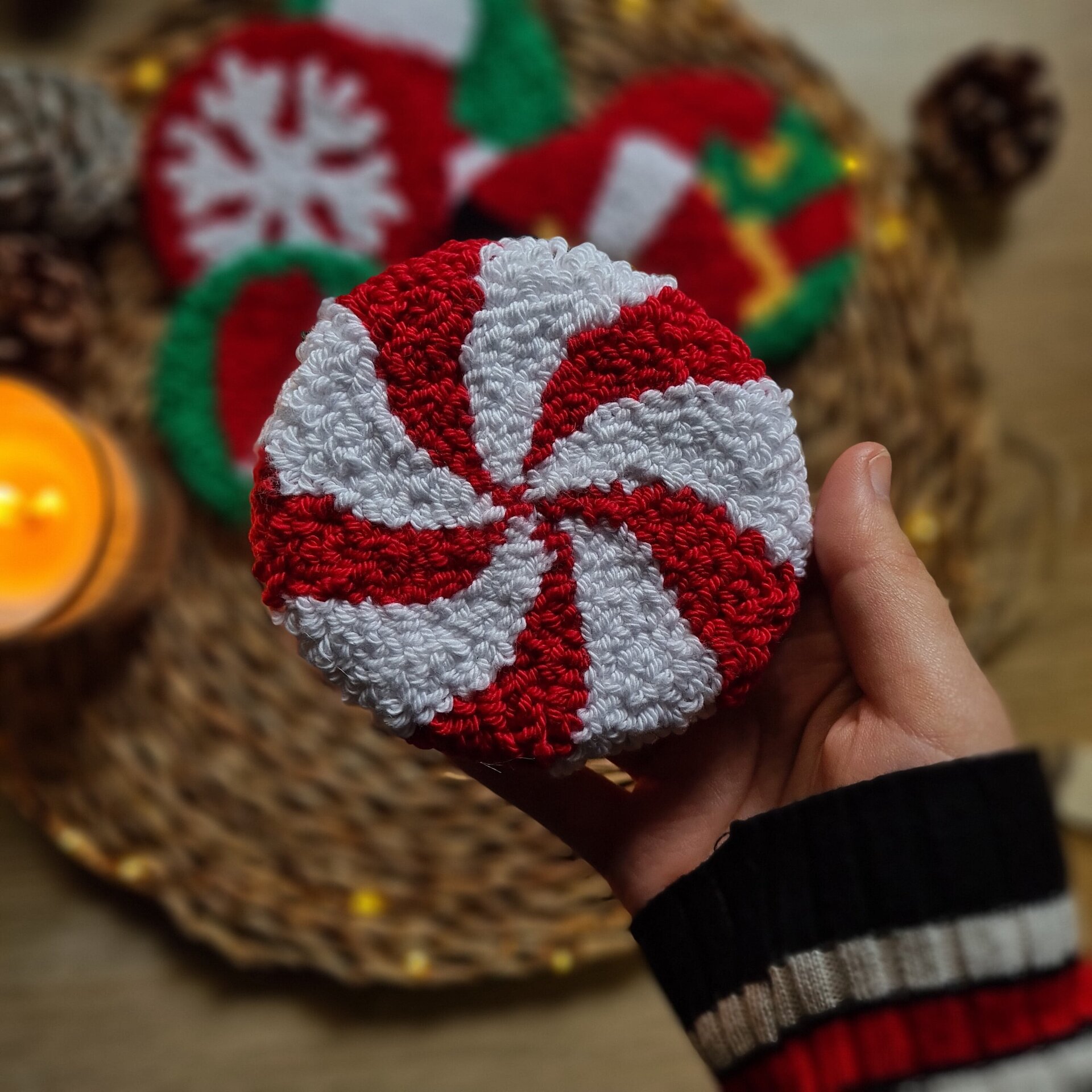 Posavasos navideños - 3
