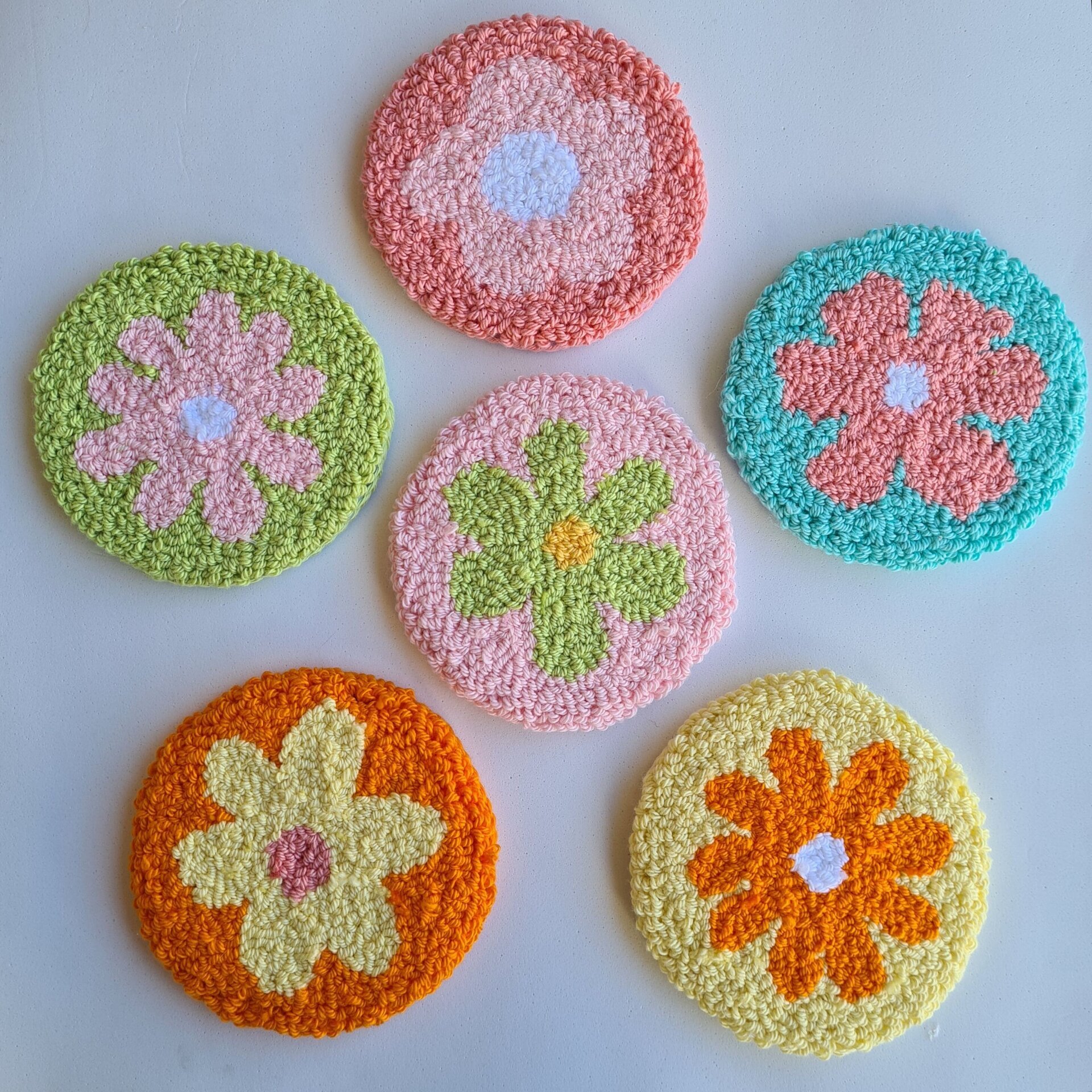 Posavasos florales - 8